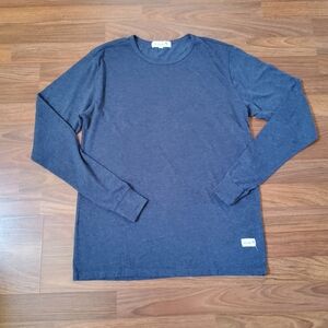 Kinetix Casual Luxury Men’s Long Sleeve Shirt Navy Blue Small NWT